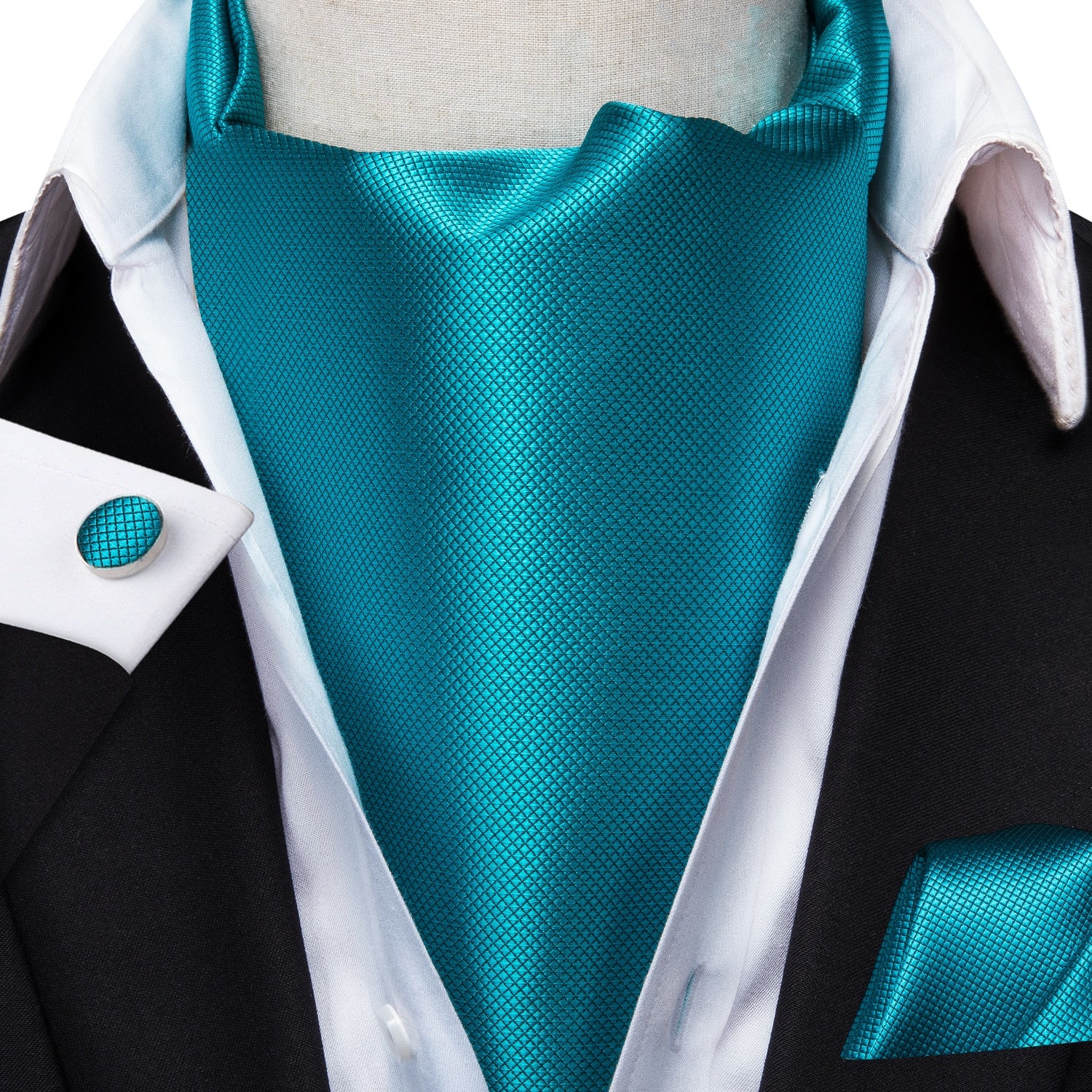 Azure Blue Ascot Tie