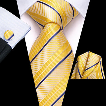 Chic Yellow and Blue Tie Prestige Pack