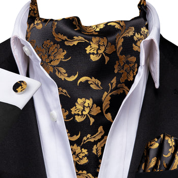 Cravate Ascot Golden Flower