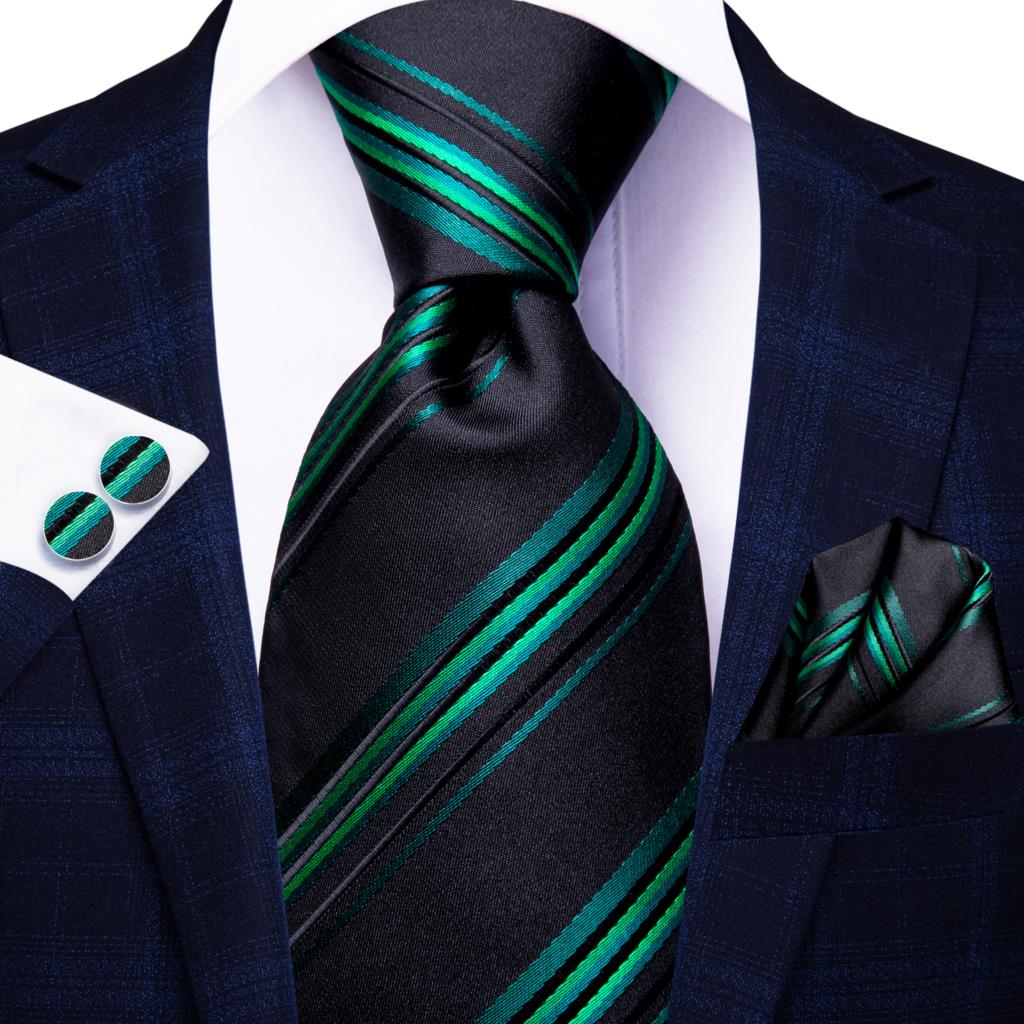 Black and Jade Green Tie Prestige Pack Black and Jade Green Tie Prestige Pack