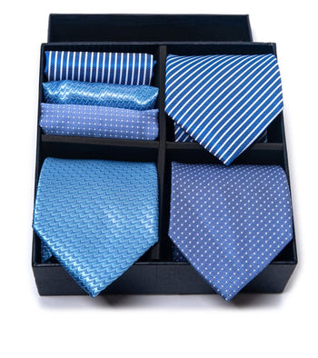 Cravates Trio Bleu Clair